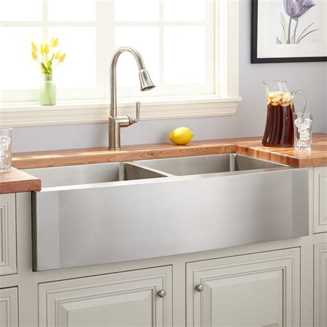 stainless steel apron sink over existing cabinet|kitchen cabinets for farmhouse sink.